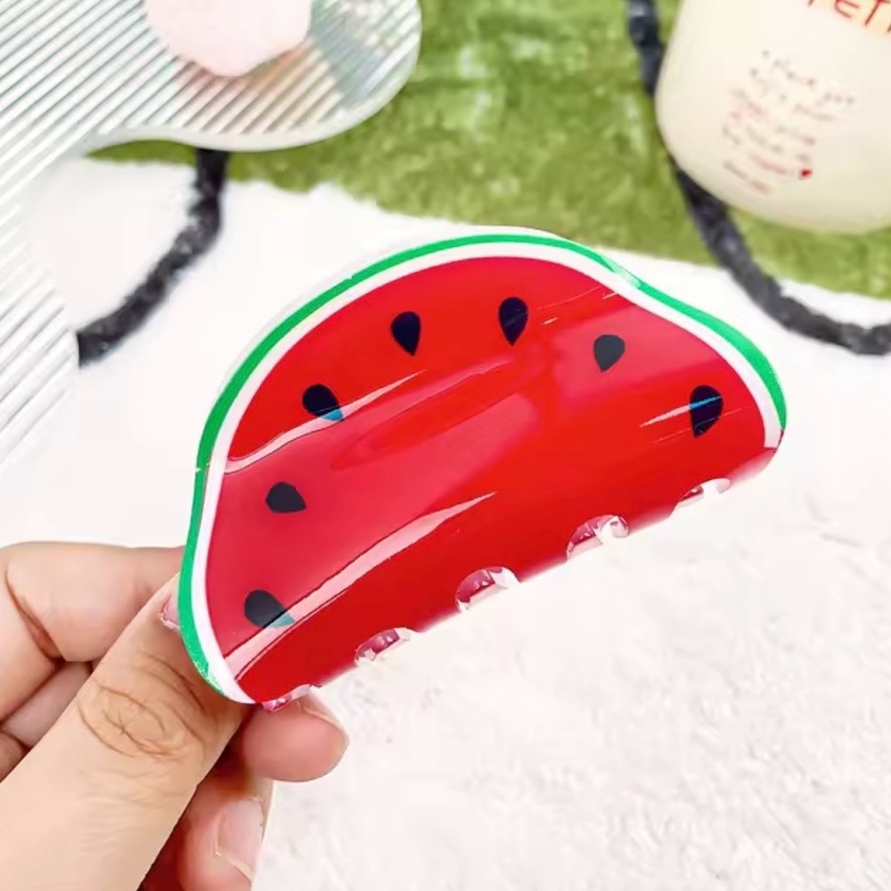 Watermelon Strawberry Hair claw